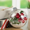 thumbnail image 4 of Biplut Transparent Plastic Hollow Ball Hanging Pendant Christmas Tree Party Decoration (Type 9), 4 of 13