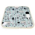 thumbnail image 1 of Coussin Chauffant pour Animaux Électrique Imperméable PVC Lit Chauffant pour Chien Chat, 1 of 10