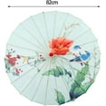 thumbnail image 5 of DJH-Japanese Chinese Classical Dance Umbrella Bamboo Silk Umbrella 32" Chinoiserie Decor Photo Props Handmade Oiled Paper Umbrella for Costumes-1, 5 of 5
