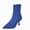 Blue, variant on WAVSUF Women's Kitty Mid Heel Boots Arch Support Pointed Toe Anti Slip Fall Dress Trendy Boots Black 6