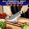 thumbnail image 6 of Meat Cleaver Knife Kitchen Forged Chef Knife Sharp Butcher Slicing Boning Knife, 6 of 6