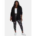 thumbnail image 3 of Christmas Women’s Plus Size Leggings from Holiday Time, 2-Pack, Sizes 0X-5X, 3 of 7