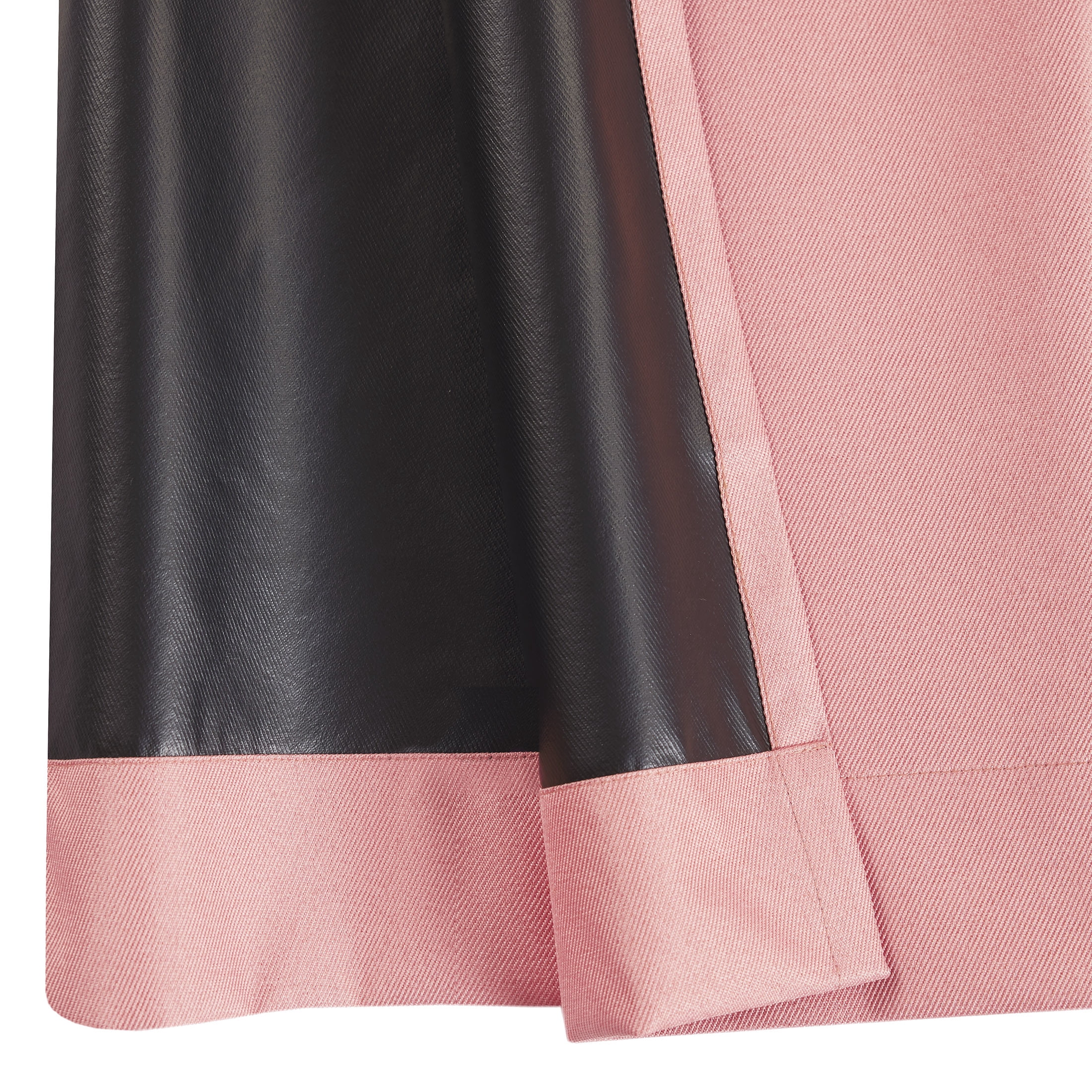 Mainstays Pink Blush Solid Blackout Rod Pocket with Back Tabs Curtain Panel Pair, Set of 2, 30" W x 84" L