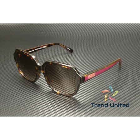 COACH HC8335U 512013 Dark Tortoise Brown Gradient 53 mm Women's Sunglasses
