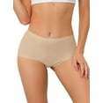 thumbnail image 1 of INSPIRE CHIC Ropa Interior de Mujer Boyshorts Sin Forro Invisibles de Talle Medio en Color Beige, 1 of 1