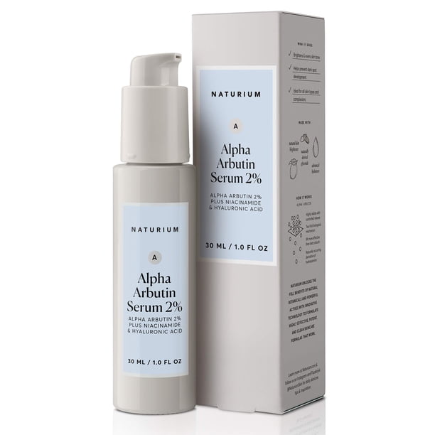 Serum Naturium Alpha Arbutina 2% con niacinamida y limón 30 ml