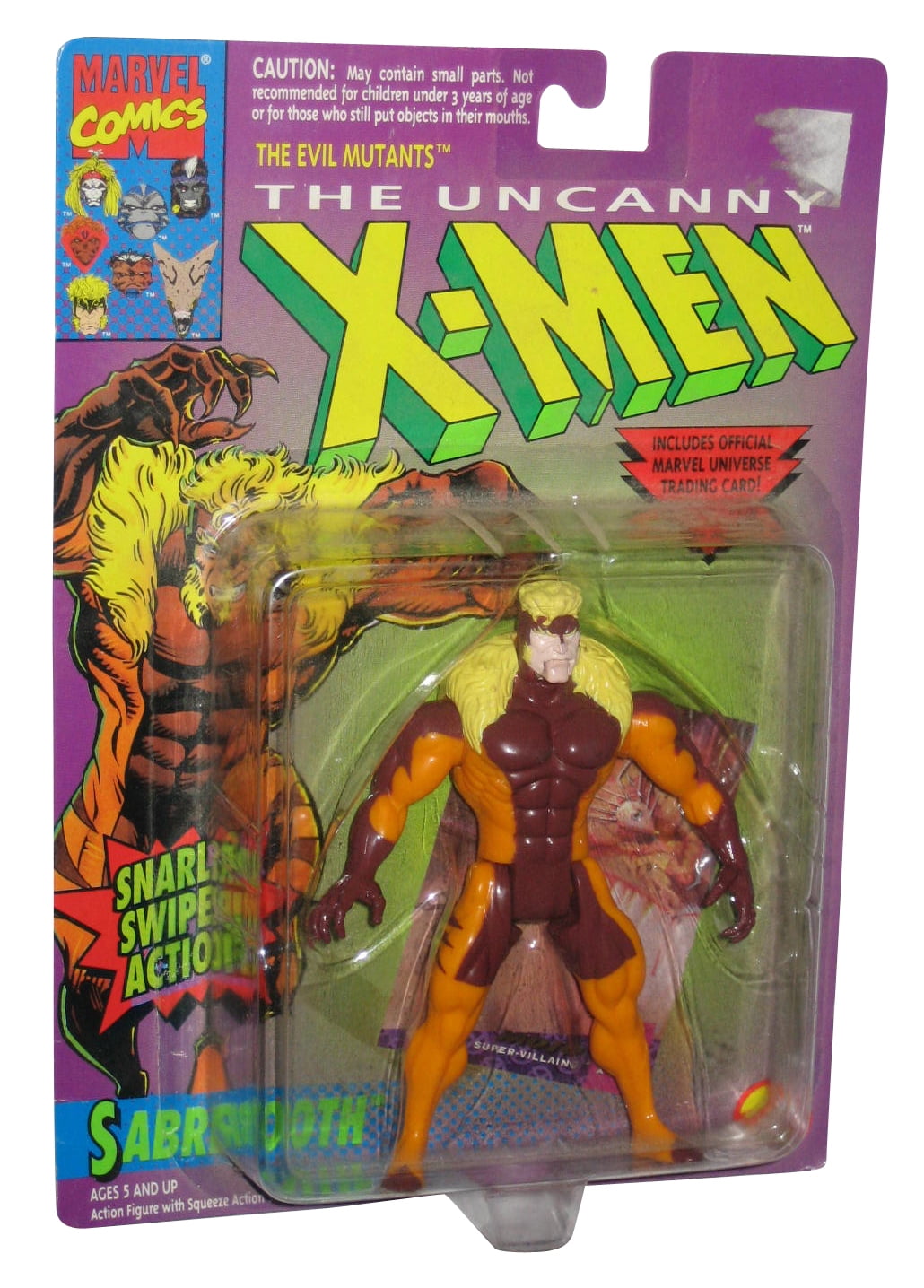 Marvel Comics The Uncanny XMen Sabretooth Toy Biz Action Figure