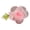 Pink, variant on Hairpin Organza Flower Hair Clip with Hand-Crocheted Petals Leaves Sweet Style Bang Hair Pin Hair Accessories