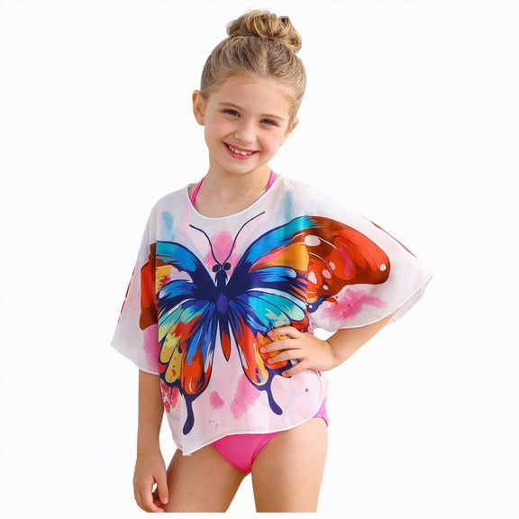 mgoYE Girl Swimsuit Size 14-16 Bikini Baby Swimsuit Girl Toddler Bikini Sets Sleeveless Ruffle Striped Bathing Suit Infant Beach Swimwear(White,5-6 Years)