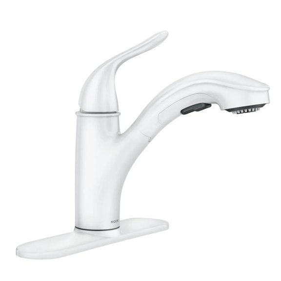 MOEN 87557 White Kitchen Faucet