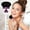 Black#390, variant on RuiJiao Extra-Large Soft Bristle Makeup Brush for Body, Legs and Cheeks, Quick 10s Streak-Free Application, Self Tanner Applicator, Travel-Friendly, Ideal for Cream, Powder and Liquid Cosmetics