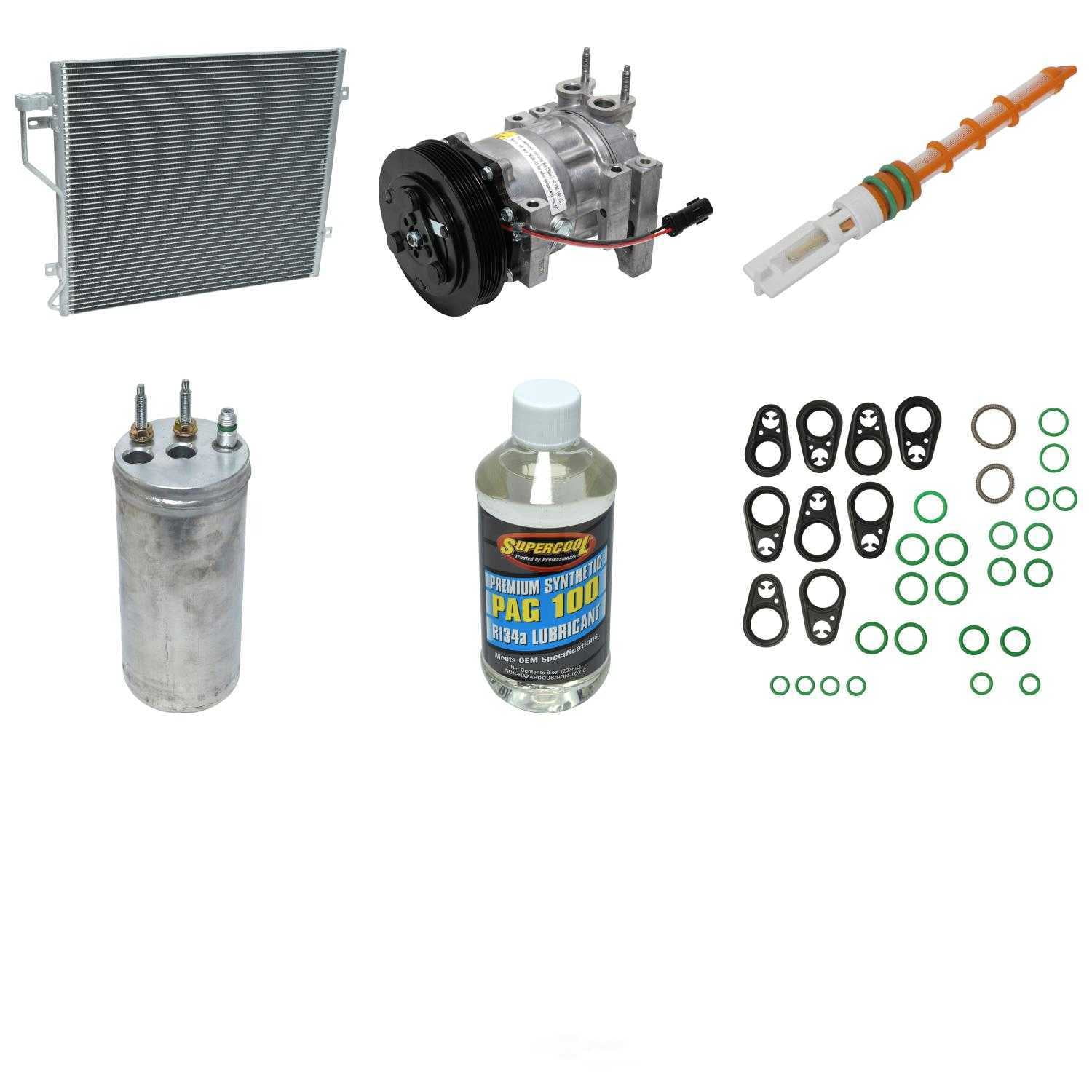 A/C Compressor and Component Kit -- Compressor-Condenser Replacement Kit Fits select: 2003 JEEP LIBERTY SPORT/FREEDOM, 2004-2005 JEEP LIBERTY SPORT