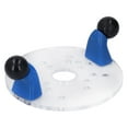 thumbnail image 1 of Plaque de Base Universelle pour Routeur, Augmente la Précision, Excellente Visibilité, Gain de Temps, Plaque de Base Universelle pour Table de Routeur avec Tige pour Projets de Menuiserie, 1 of 7
