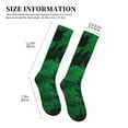 thumbnail image 2 of Compression Socks for Women and Men - Green Leave Fern Compression Socks Circulation for Workout, 2 of 8