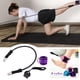 thumbnail image 5 of Juego de bandas de resistencia, tubo de fitness, correa elástica para tobillo, anclaje elástico para puerta para piernas y Púrpura, 5 of 9
