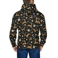 thumbnail image 5 of Zip Up Hoodies for Men - Christmas Cookie Reindeer Long Sleeve Comfrt Men'S Fashion Hoodies & Sweatshirts, Jackets for Men Hoodies Pullover Clothing Clothes with Pouch, 5 of 5