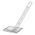 Square Fine Mesh Strainer Long Handle Oil Skimmer for Deep Fryers with