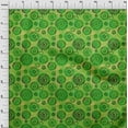 thumbnail image 3 of oneOone Polyester Lycra Green Fabric Batik Sewing Material Print Fabric By The Yard 56 Inch Wide - 7C, 3 of 4