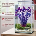 thumbnail image 3 of Deago 2 Pcs 15.7 Inch Large Aquarium Plants Artificial Plastic Fish Tank Plants Decoration Ornament for Fish, Purple, 3 of 8