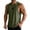 Army Green, variant on Men's Mesh Tank Tops Swim Beach Sleeveless Shirt Quick Dry Gym Workout Stringer Muscle Tshirts Big and Tall Size M-4XL White