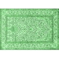 thumbnail image 1 of Ahgly Company Indoor Rectangle Persian Emerald Green Traditional Area Rugs, 5' x 7', 1 of 4