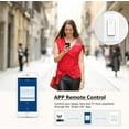 thumbnail image 3 of Interrupteur Mural WiFi Intelligent, Compatible avec Alexa Google Home, 3 of 5