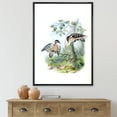 thumbnail image 2 of Ancient Birds In The Wild I 12 in x 20 in Framed Painting Canvas Art Print, by Designart, 2 of 5