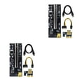 thumbnail image 1 of ZheElen PCI-E 1x à 6x Carte d'Extension Module de Carte USB Portable de Bureau PC Carte Mère Adaptateur Composant Équipement Accessoires Type 2 2Ensemble, 1 of 6