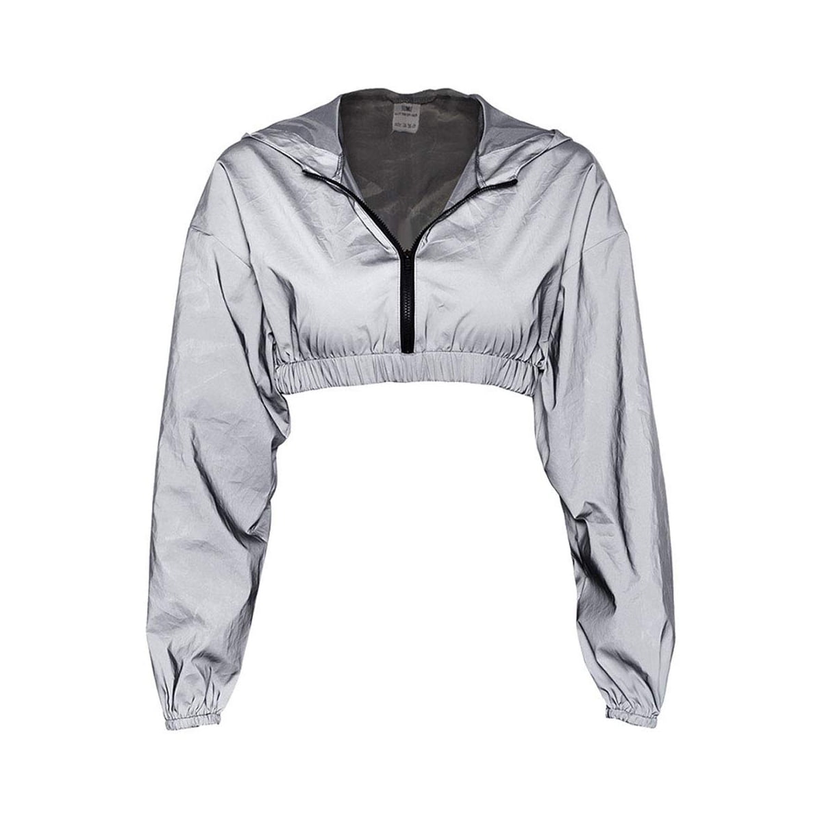 grey reflective tracksuit