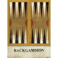 thumbnail image 2 of Wyatt Jr., Norman 15x18 White Modern Wood Framed Museum Art Print Titled - Backgammon, 2 of 4