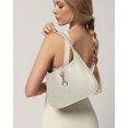 thumbnail image 2 of Bolso de hombro para mujer - Bolsos de hombro pequeños - Lindos bolsos Hobo de moda - Correa ajustable de cuero vegano, 2 of 5