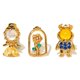 thumbnail image 1 of Juego De 3 Pendientes De Princesa Disney Beauty and the Beast Earring Set Belle Rose Joyería, 1 of 4