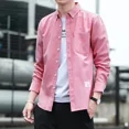 thumbnail image 5 of Camisas y blusas de negocios para hombre, de oficina, color verde, de manga larga, lisas, regulares, de lujo, informales, con botones, de alta calidad, 5 of 5
