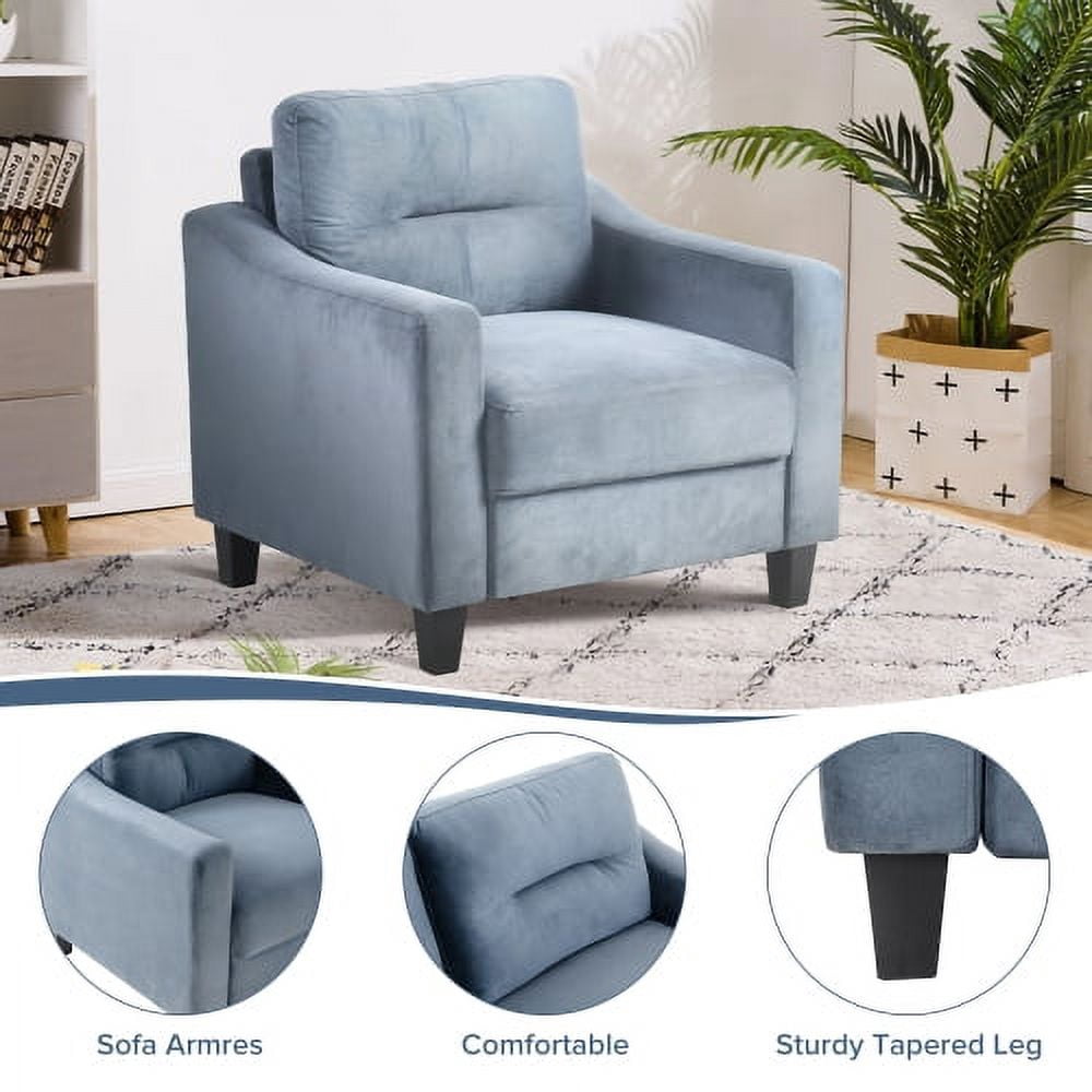 BSHTI Couch Comfortable Sectional Couches and Sofas for Living Room Bedroom Office Small Space