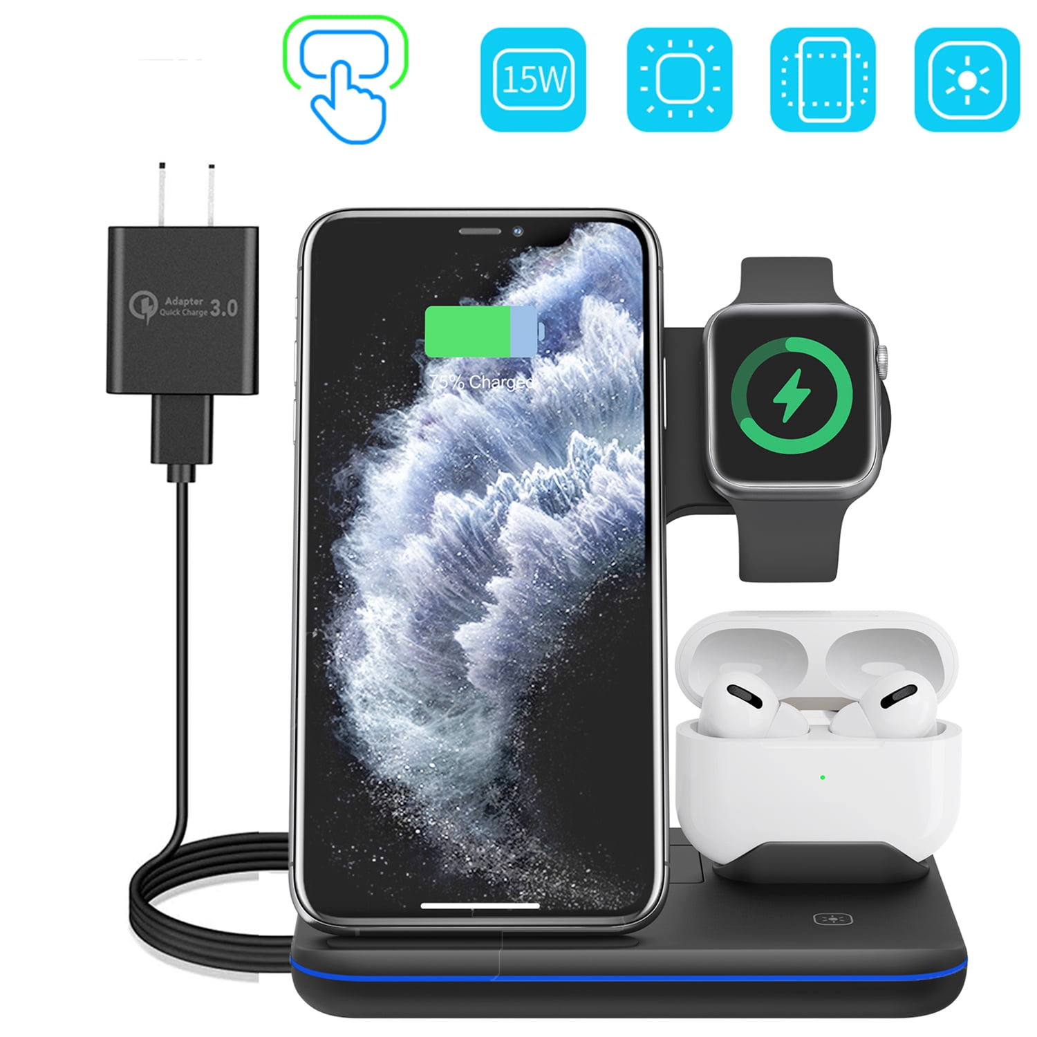 ESR HaloLock 2-in-1 Magnetic Wireless 
