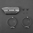 thumbnail image 4 of Carbon Fiber Heat Shield Exhaust Heat Cover For  Exhaust Pipe Guard For  Motorcycle Heat Protector Motorcycle Modification Dry Carbon Fiber Exhaust MidPipe Universal Heat Shield, 4 of 8