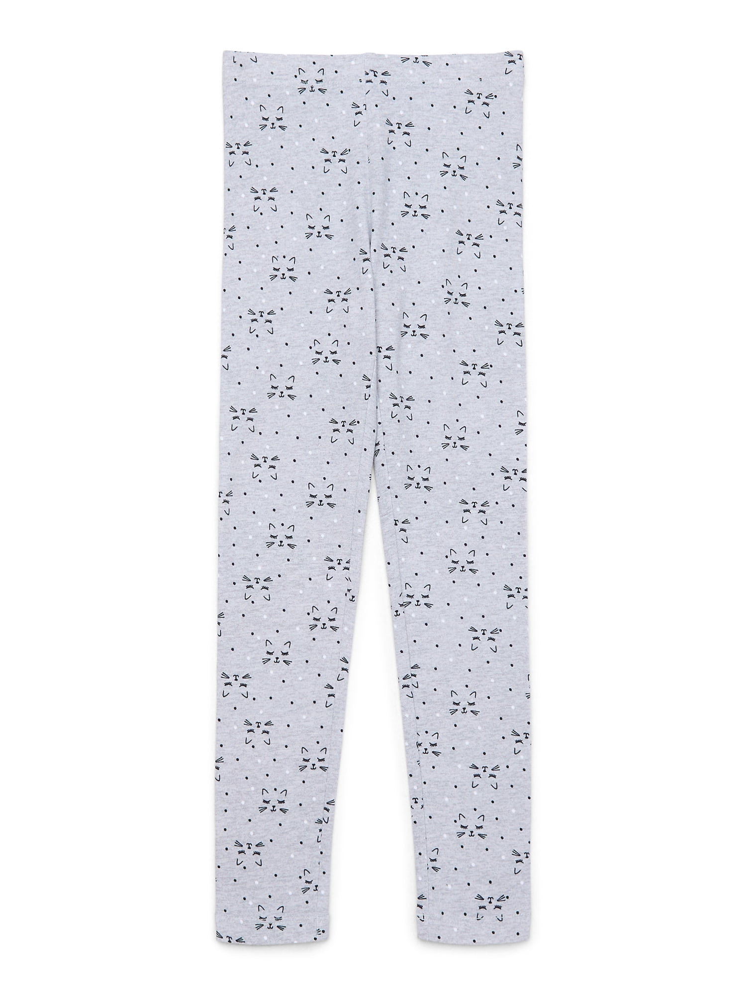 Wonder Nation Girls Kid Tough Leggings, 3-Pack, Sizes 4-18 & Plus