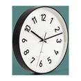 thumbnail image 3 of Yuihome Decoración Reloj de Pared Clásico 24.8cm Espejo Superficie de Cristal Hogar, 3 of 7