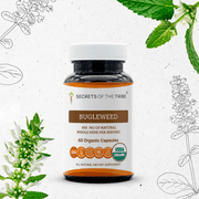 Secrets Of The Tribe Bugleweed Organic Capsules Dietary Supplement, Natural Herbal Capsules for Hormonal Balance Support, Certified Organic Bugleweed (Lycopus Virginicus) Dried Herb, 60 Capsules