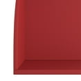 thumbnail image 6 of Yowos Corner Bookshelf, 5 Tier Modern Wall Shelf Bookcase Small Storage Rack Wavy Stylish Accent for Small Space, Plant Stand, Red, 6 of 10