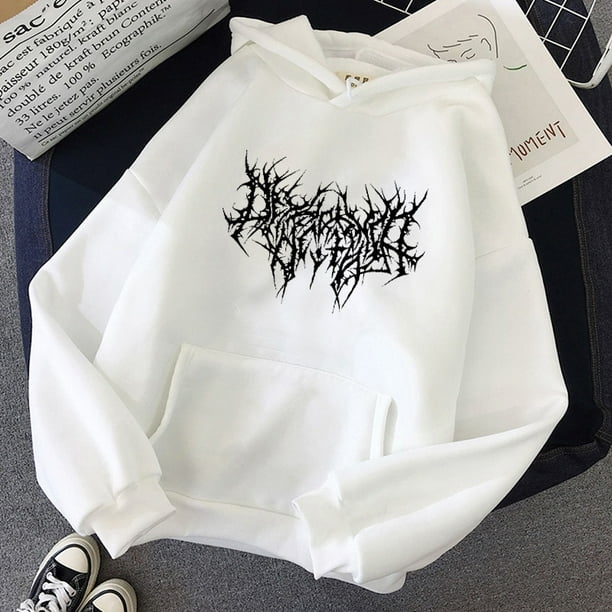 Sudadera con capucha Y2K para mujer, sudadera Vintage de manga larga con capucha, moda gótica holgada, ropa informal suelta, Tops informales
