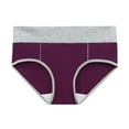 thumbnail image 3 of Pntutb Womens Clearance,Pack Of 4 Women's Solid Patchwork Briefs Panties Underwear Knickers Bikini Rollback, 3 of 6