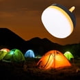 thumbnail image 3 of Linterna LED para acampar recargable, 3 modos de lámpara, lámparas de tienda a prueba de agua magnética para exteriores, senderismo, Amarillo DYNWAVEMX Luz de tienda al aire libre, 3 of 7