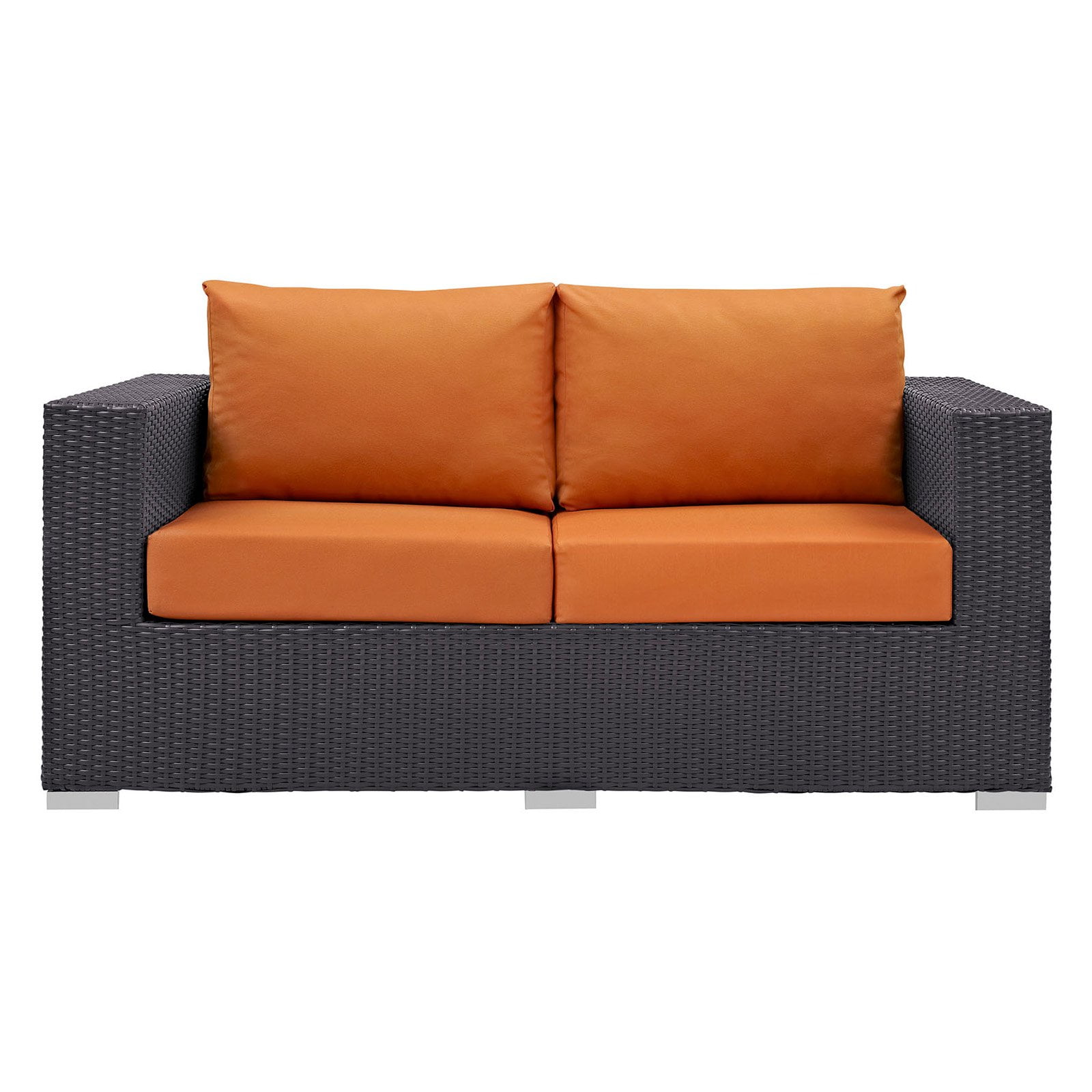 Modway Convene Outdoor Patio Loveseat, Multiple Colors