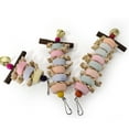 thumbnail image 4 of Pet Enjoy Parrot Chewing Toy Bird Beak Grinding Stone with Bell Hanging Block for Cockatiel Conure African Grey Amazon Parrots Parakeet Cockatiel Climbing Playing, 4 of 8