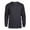 Waffle Charcoal, variant on SLM Men’s 100% Cotton Thermal Top Waffle Knit Henley Undershirt