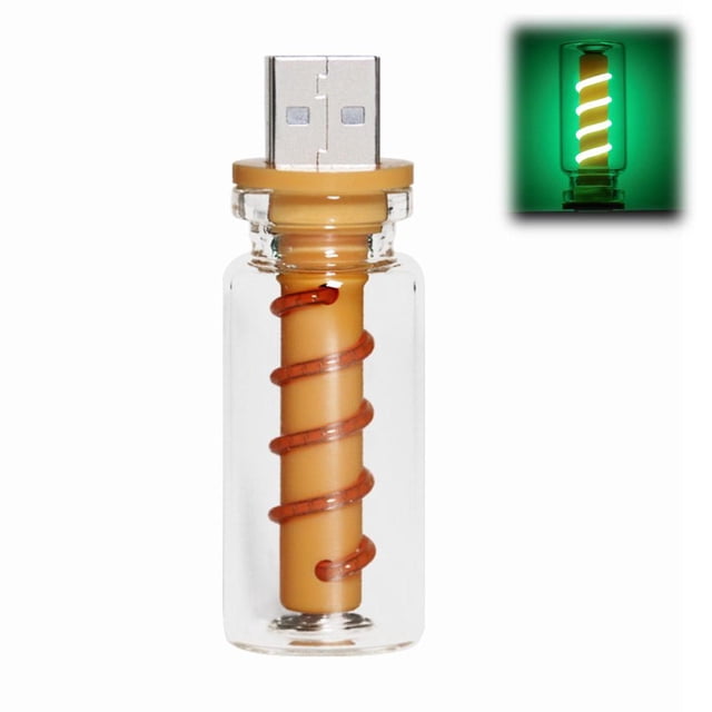 Car USB Night Light Bulb,USB Car Ambient Light,Mini LED InteriorLight,Touch Dimmable CarInterior Ambient Lights,Portable Plug-in Glass Bottle Night Lamp for Car,Tent,Desk,Bedside