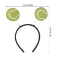 thumbnail image 2 of unbranded 2Ud Vincha Con De Tenis Para Fiestas Y Actividades Deportivas Multicolor, 2 of 8