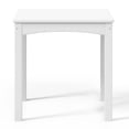 thumbnail image 3 of WestinTrends Treehouse Kids 24" Wide HDPE Plastic Childrens Square Dinner Table, White, 3 of 16