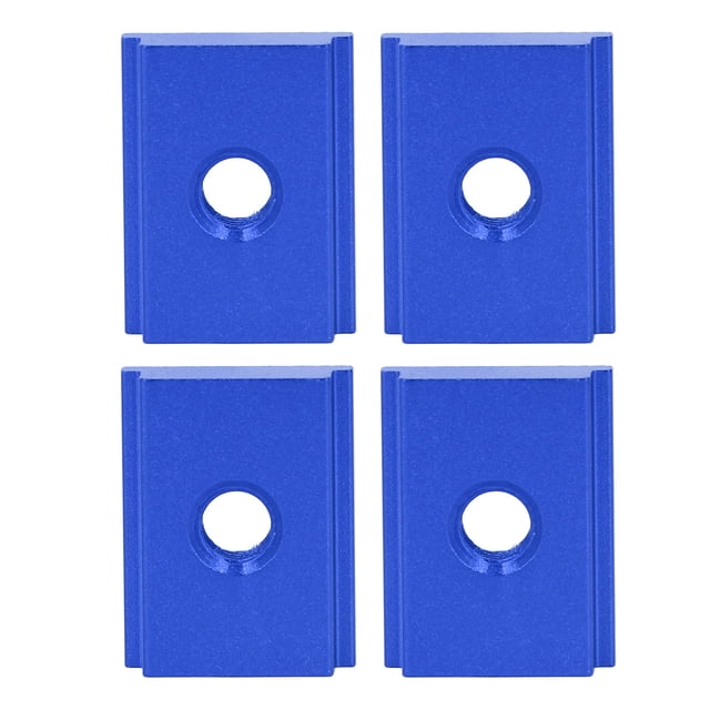 Sliding Nut, Galvanized M8 4Pcs 30 Series Sliding Slot Nut For Linear Motion Blue